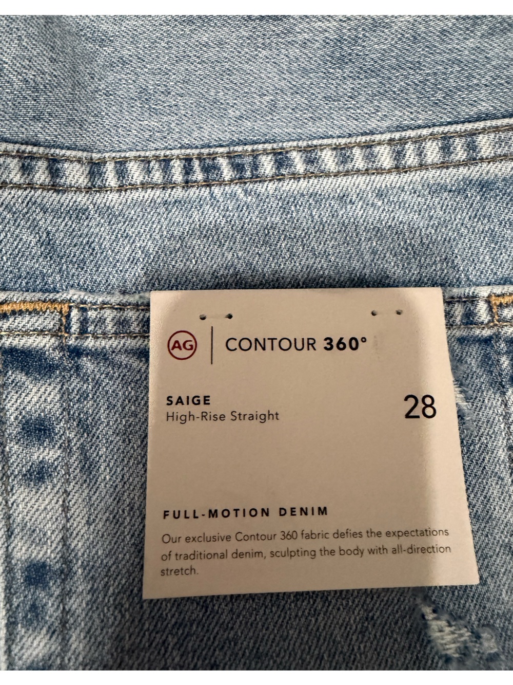 AG Outlet Saige Crop
Mid-Rise Straight Denim - Picture 2 of 2